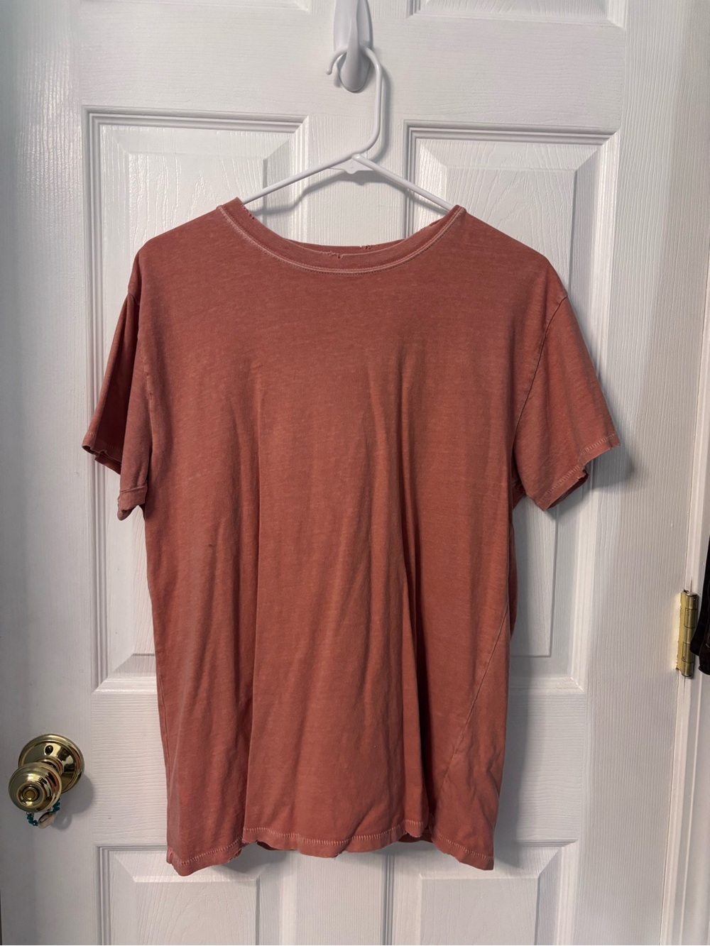 Aeropostale women’s Crew Neck Tee - Terra Cotta